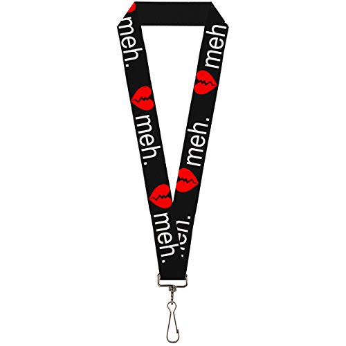 Buckle-Down Lanyard - Broken Heart Quote