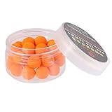 MagiDeal A box of Carp Fishing Pop-ups Boilies Bait Lure various flavors - Orange