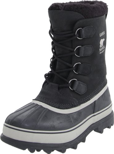 Sorel Men's Caribou NM1000 Boot,Black/Tusk,11.5 M