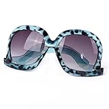 Xinhuaya Women Oversized Sunglasses Square Frame Bent Leg Shades Eyeglasses Goggles