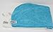 Turbie Twist Microfiber Super Absorbent Hair Towel (2 Pack) Aqua-White Packaging may Vary