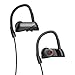 Hongge bluetooth headphones, wireless sports earbuds with silicone earhook for running,CVC 6.0 Noise Canceling waterproof headset for iPhone Samsung (black)