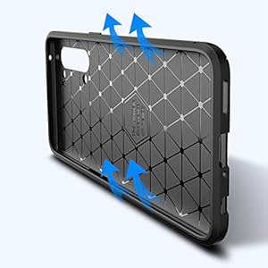 Funda OPPO Find X2 Lite + Protectore de Pantalla, Weideworld [Textura de Fibra de Carbono] [Antichoque/Antirrayas… - immagine 7