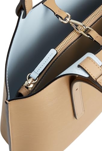 Damen Tote Bag Tasche Modern Klein, Beige (Safari Canvas), Einheitsgröße