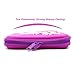 SOOCUTE Elegant Fox Hardtop Pencil Holder Cute EVA Pencil Case with Big Capacity for Kids (Purple)
