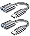 USB C to USB Adapter [2 Pack], JSAUX USB Type C Male to USB 3.0 Female OTG Cable Thunderbolt3 to USB Adapter Compatible with MacBook Pro/Air 2019 2018 2017, Samsung Galaxy S20 S20+ Ultra Note 10 S9 S8 primary