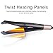 Hair Straightener & Curler 2 in 1 Tourmaline Ceramic Flat Iron for All Hair Types with LCD Digital Display & Auto Shut-Off, Dual Voltage Hair Styling Tool Hair Curlerthumb 2