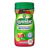 Benefiber Prebiotic Fiber Supplement Gummies for