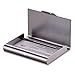 HAWATOUR Super Capacity Business Card Holder Case for Holding 35 Business Cards Stainless Steel Name Card Case