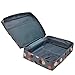Jiaruo multi-function travel cosmetic bag waterproof Makeup bags (floral blue)