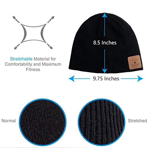 image for TOPPLE Bluetooth Beanie Hat,Winter Men Women Wireless Smart Music Bean
