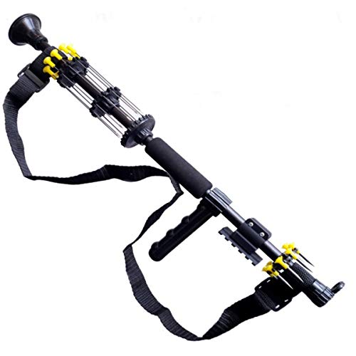 18" .40 Caliber Tactical Blowgun with 10 Spear Darts, 8 Spike Darts, Sling, Tactical Mount, Pistol Grip and Peep Site (Black)