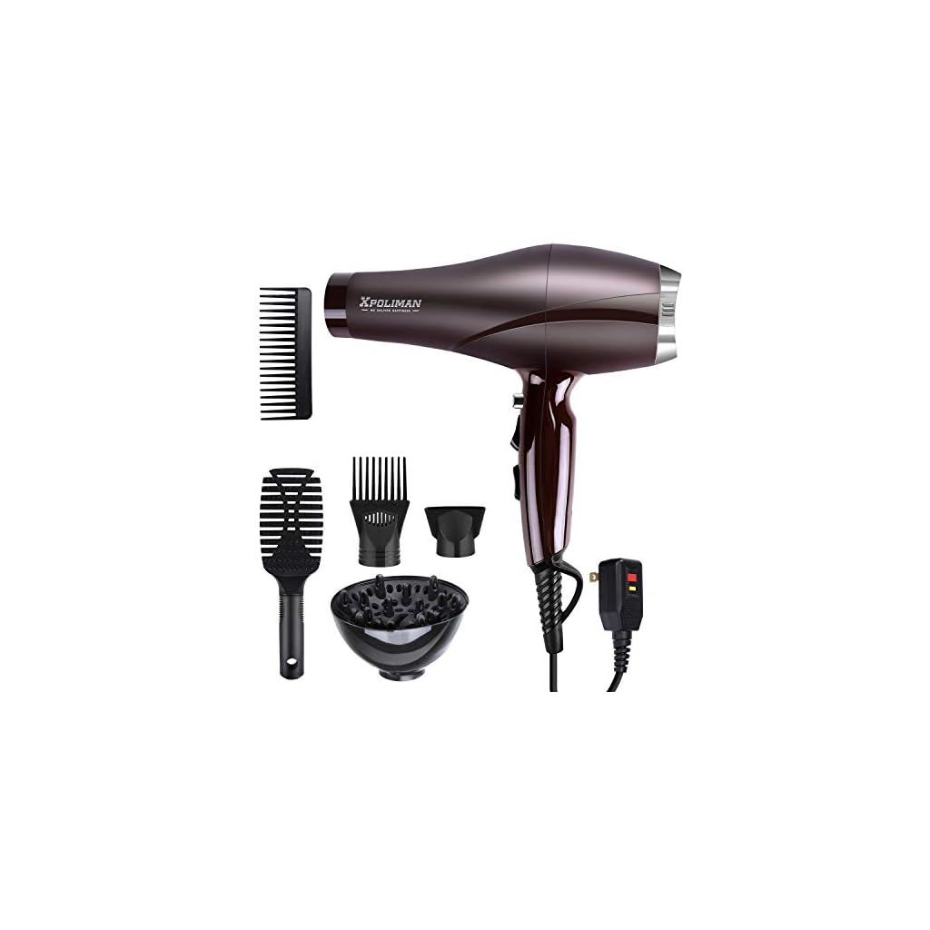 2000 Watt Hair Dryers Xpoliman Professional Salon Hair Dryer With AC