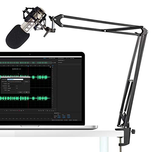 YOUSHARES Rode NT1A Mic Stand with Pop Filter Microphone Boom Arm