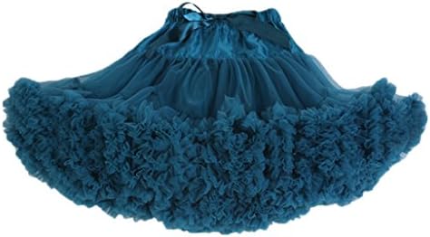 VEZEL Fluffy Womens Pettiskirts Tutu Skirts Princess Teen-Girls(002,One Size)