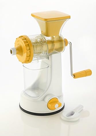 Nexa Fruit & Vegetable Manual Juicer with Steel Handle (Yellow)