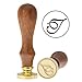 Letter T Wax Seal Stamp, Yoption Vintage Retro Brass Head Wooden Handle Alphabet Letter T Classic Sealing Wax Seal Stamp (T)