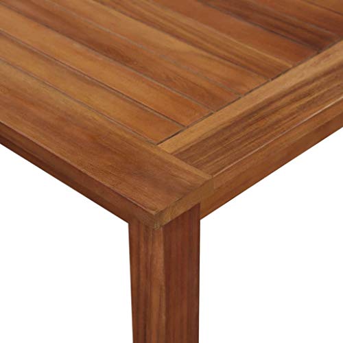 vidaXL Akazienholz Massiv Gartentisch Garten Esstisch Holztisch Terrassentisch – Bild 3