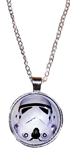 Star Wars STORMTROOPER Helmet Glass Dome PENDANT