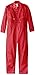 Walls Work Men's Long Sleeve Twill Coverall,Safety Red,34/Regular