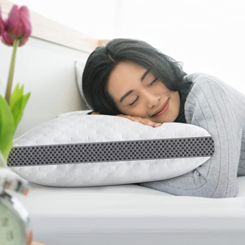 BedStory Bed Pillows for Sleeping, Shredded Memory Foam Pillows Queen 1