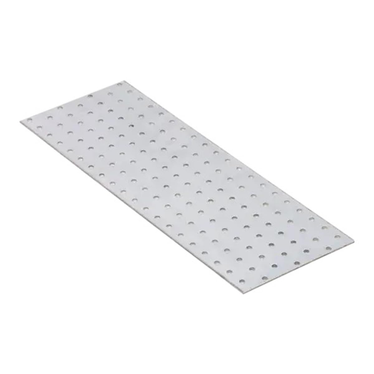 400mm x 140mm Galvanised Perforated Flat Plate Connector Joining Plates Metal Brace Brackets for Wood 2mm Thick Steel PP22 (Pack of 1) L03-06ABC — image 1