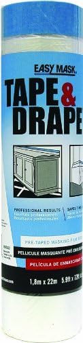 Trimaco Easy Mask 6 ft. W x 72 ft. L x 0.5 mil Plastic Masking Film 1 pk