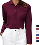 Port Authority Women's Long Sleeve Silk Touch Polo