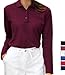 Port Authority Women's Long Sleeve Silk Touch Polo