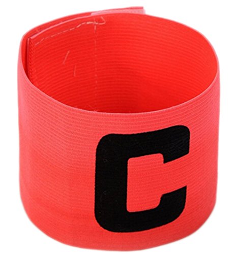 Ancefine Elastic Adult Youth Soccer Captain Armband,6-Pack (Pink)