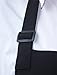 SEW UR LIFE Black Professional Resist Water Adjustable Extra Long Bib Apron 3 Pockets Home Kitchen Garden Restaurant Cafe Bar Pub Bakery for Cooking Chef Baker Servers Craft Unisex