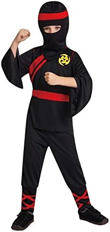 Totally Ghoul Black Ninja Costume, Size: Boys Medium