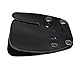 Chuangtong Archery Finger Tab Finger Protector Finger Saver Cow Leather Shooting Tab for Recurve Bow for Right Hand(Black)