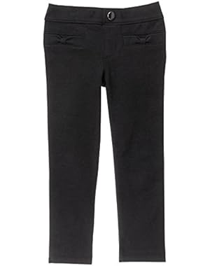 Baby Girls' Black Ponte Pant