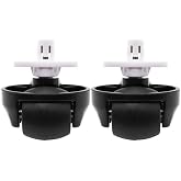 Front Caster Wheel Replacement Compatible with Roborock S7, S7 MaxV Ultra Q5 Q7 Max Series Robot Vacuum Cleaner &mdash; Fixes Stuck, Noisy or Worn Wheel &mdash; 2 Pack