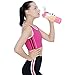 BOTTLED JOY Protein Shaker Bottle with 2-Layer Twist and Lock Storage, Tritan Lady Sports Protein Mix Shaker Water Bottle 480ml 16oz 16Ounce (Pink)