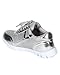 Nature Breeze CD33 Metallic Shimmer Lace Up Lightweight Cross Training Sneaker - Silver