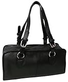 AmeriLeather Classy Belt Stitched Leather Satchel