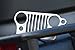 Boesch Built Stainless Steel Jeep Grill keychain