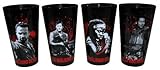 The Walking Dead Characters Set of 4 Drinking Pint Glasses