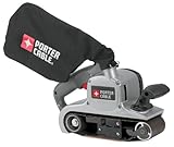 PORTER-CABLE Belt Sander with Dust Bag, Variable-Speed, 8 Amp, 3-Inch-by-21-Inch (352VS)
