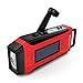 RunningSnail Emergency Solar AM/FM//NOAA Digital Weather Radio with 3W LED Flashlight, SOS Alarm & 2000MAh Power Bank for Hurricane/Storm/Earthquake/Camping/Hiking