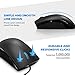 VicTsing Wired Mouse 3-Button 1200 DPI, Computer USB Mouse Optical Mice, Compatible with Laptop, PC, Mac, Desktop - Black