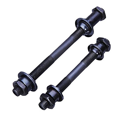 MiguCo 1 Pair Bicycle Front Back Axles Hollow Hub Shaft