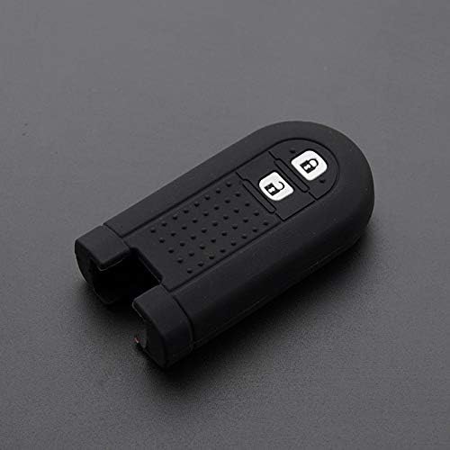 Fricgore - Car Key Cover Protector_Silicone Rubber car key case cover for toyota rush for Daihatsu Tanto tanto custom LA600S moovecanvas LA800S Remote Protect skin - (Color Name:Black)