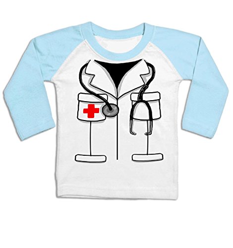 Doctor Costume Long Sleeve Baby Baseball T-shirt