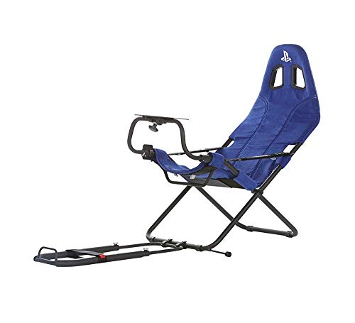 Playseat Challenge Playstation Edition Racing Video Game Chair for Nintendo Xbox Playstation CPU Supports Logitech Thrustmaster Fanatec Steering Wheel and Pedal Controllers