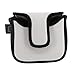 Craftsman Golf Black with White Stripes Square Mallet Putter Cover For Odyssey PGX Taylormade Spider Putter (Square Mallet Cover)