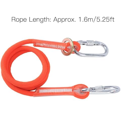HERCHR 1.6M Small Safety Belt Buckle for Airwork Falling Protection Lanyard