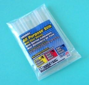 4" Glue Sticks for Mini Hot Glue Gun (12 glue sticks per pack)